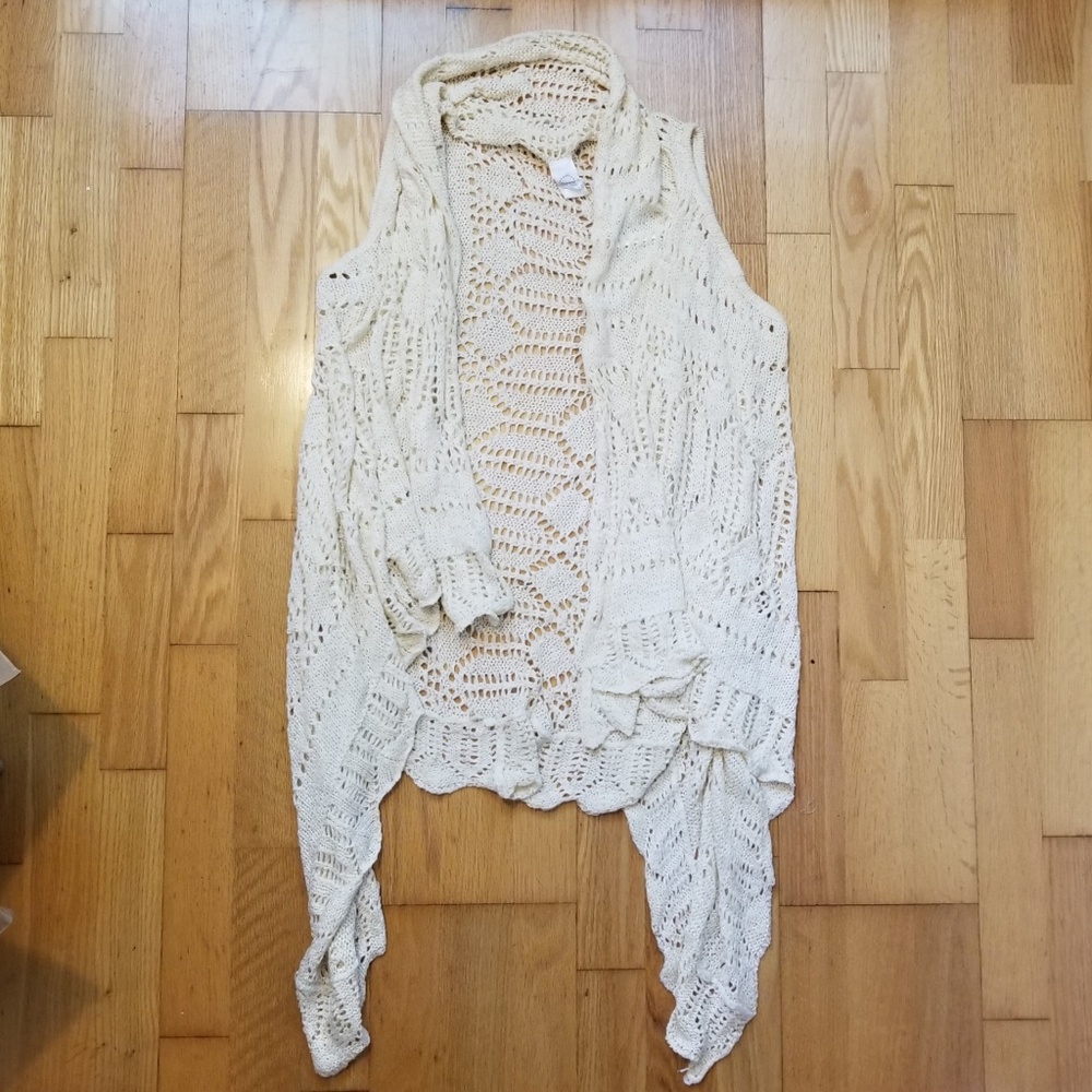 Pronto Crocheted Waterfall Vest